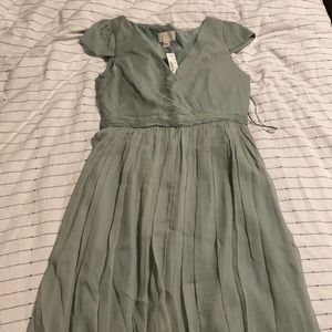 J.Crew Mirabelle Dress in Silk chiffon Item number 66737 mint green, new w tags